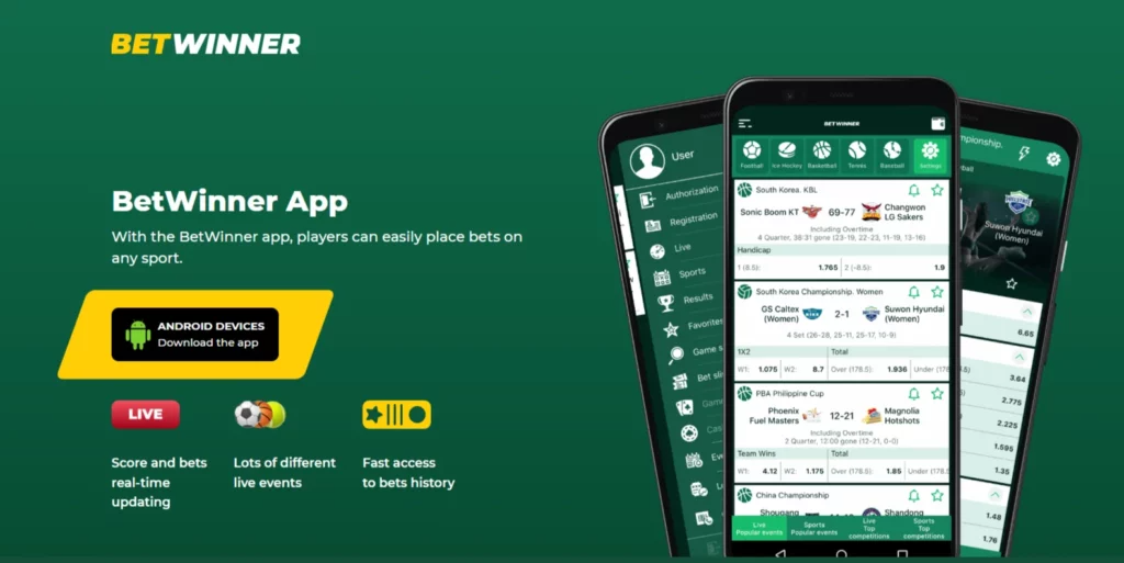 Winng Betwinner app